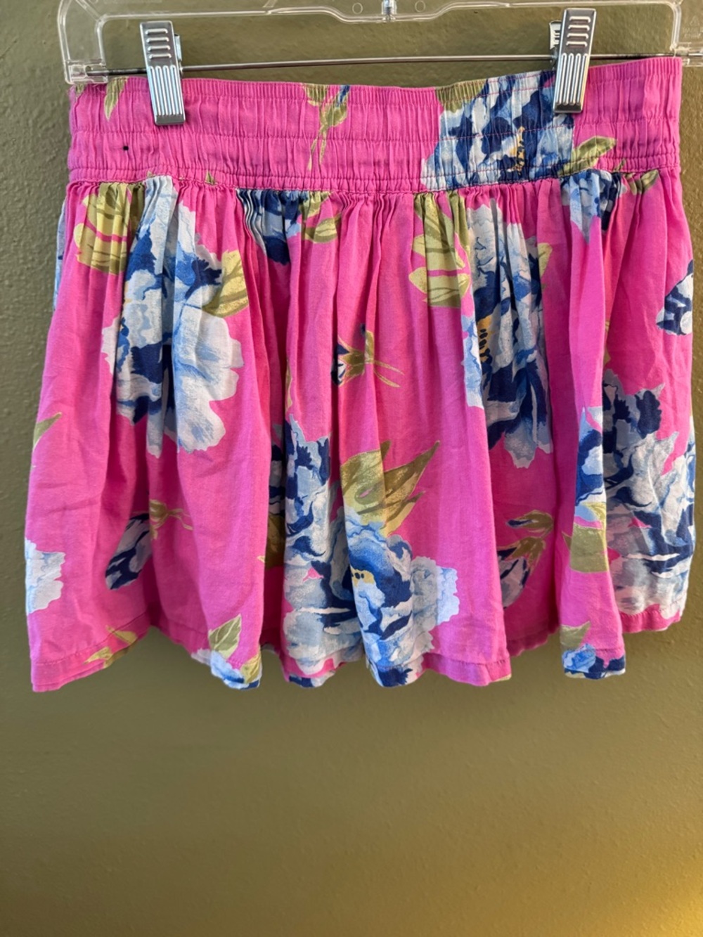 Abercrombie & Fitch Pink Floral Mini Skirt